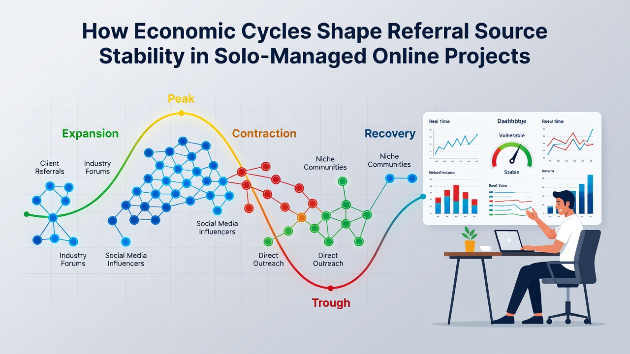 How Economic Cycles Shape Referral Source Stability in Solo-Managed Online Projects