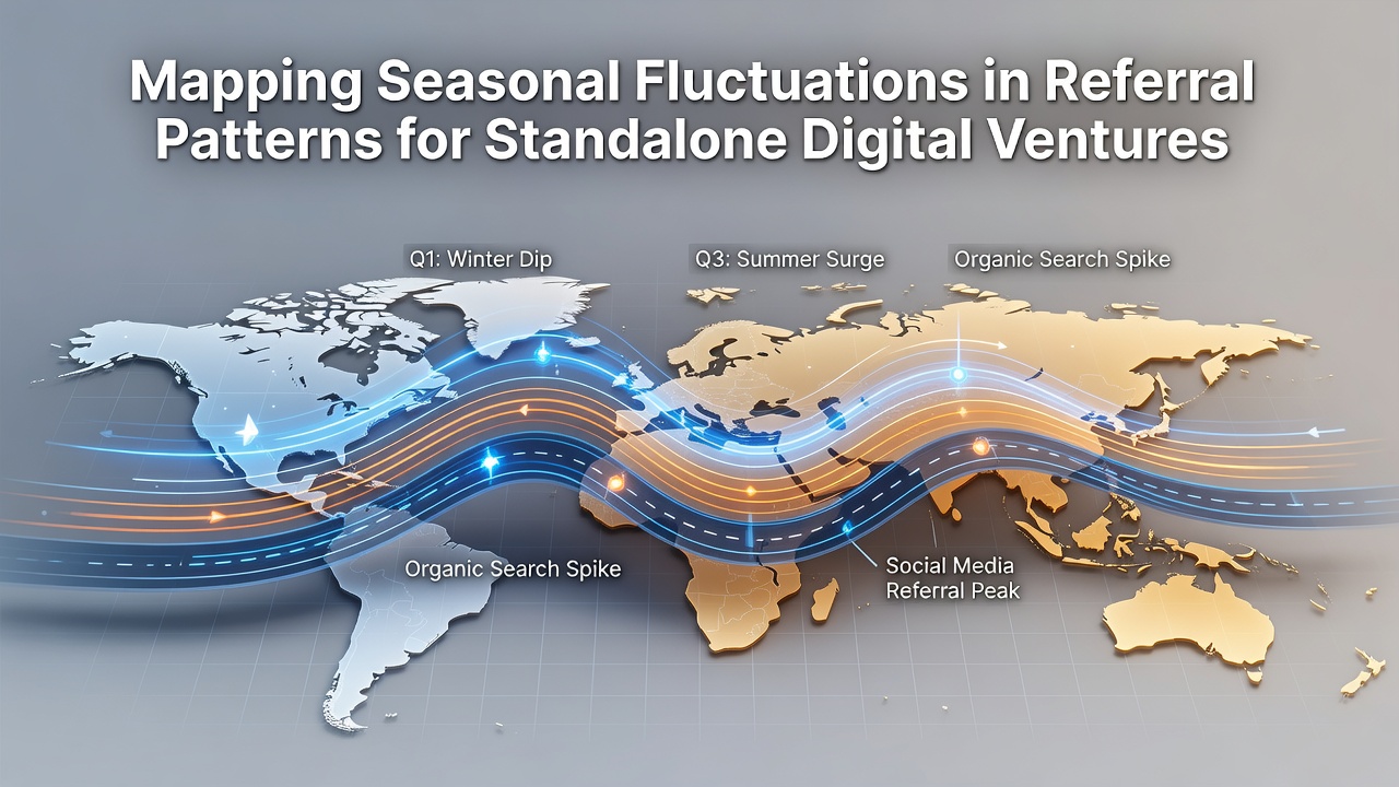 Mapping Seasonal Fluctuations in Referral Patterns for Standalone Digital Ventures